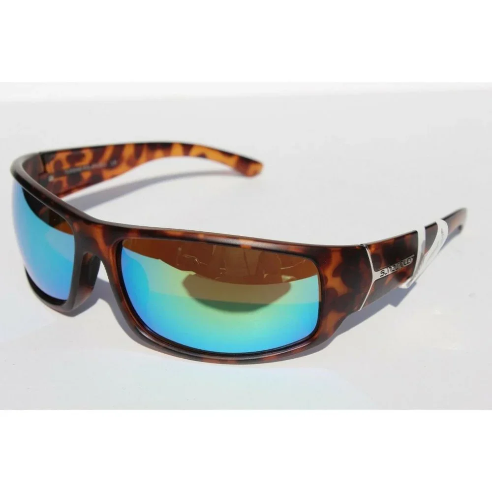 SUNCLOUD Turbine POLARIZED Sunglasses Tortoise/Matte Green NEW